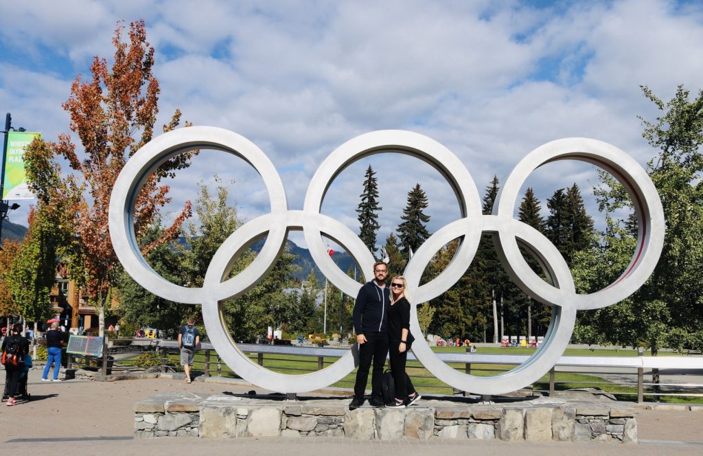 Olympische Ringe in Whistler