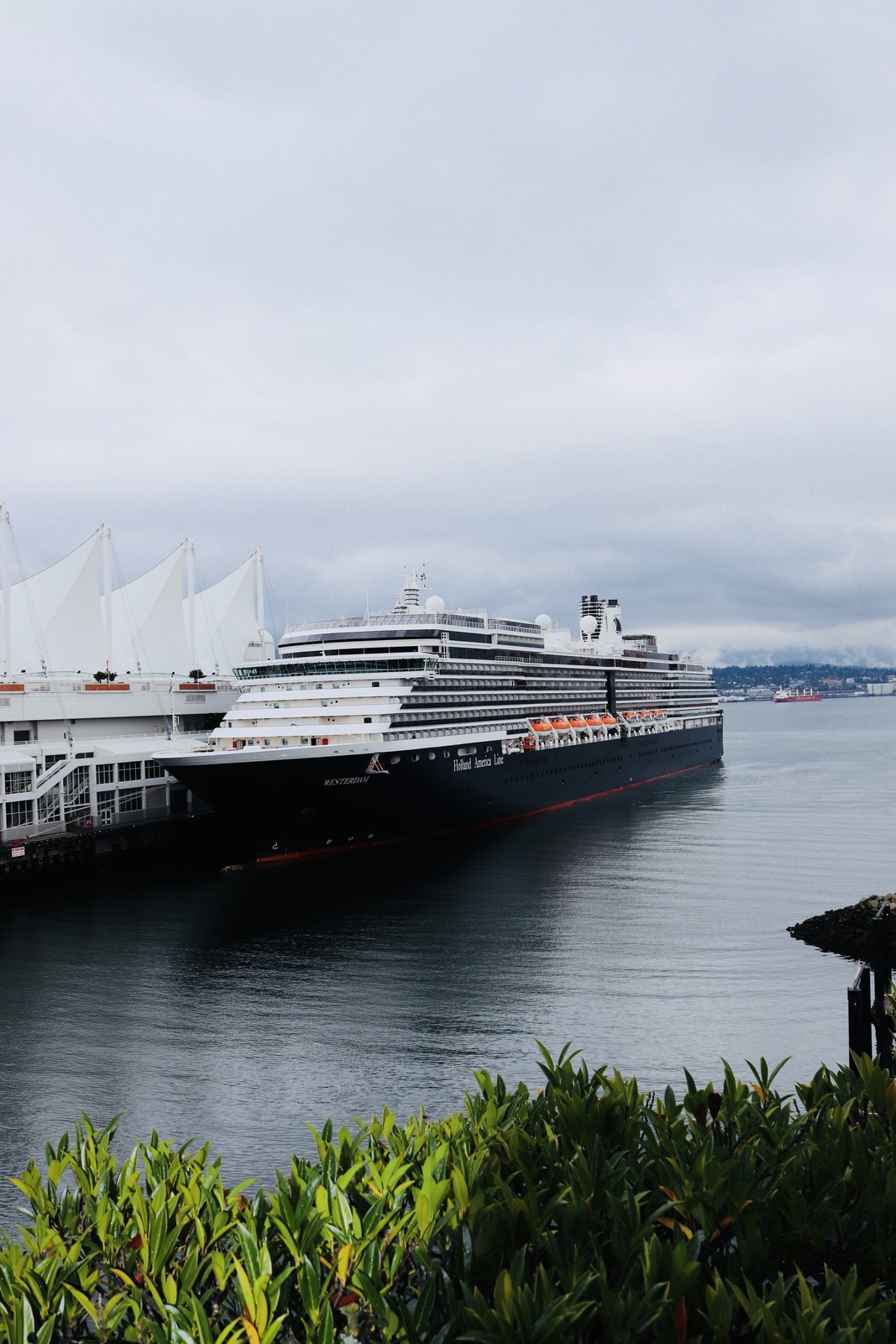 Schiff im Hafen von Vancouver