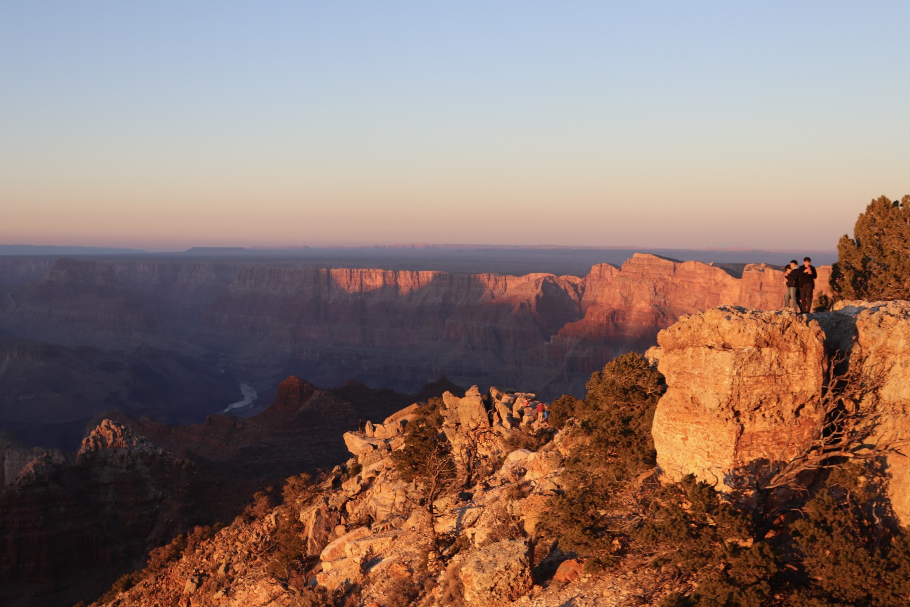 Sonnenuntergang im Grand Canyon Nationalpark 