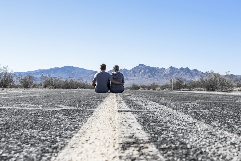 Straße im Death Valley